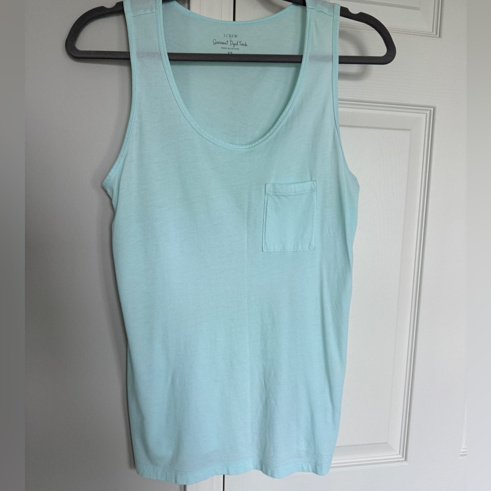 J. Crew Light Blue Pocket Tank - Size XS